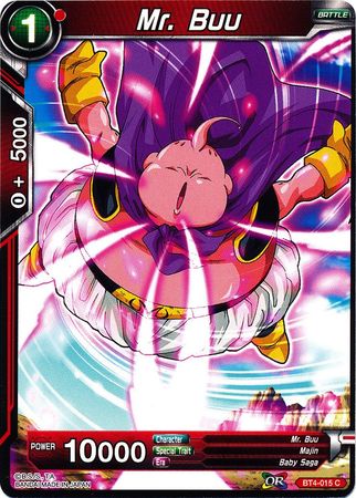 Mr. Buu [BT4-015] | Shuffle n Cut Hobbies & Games