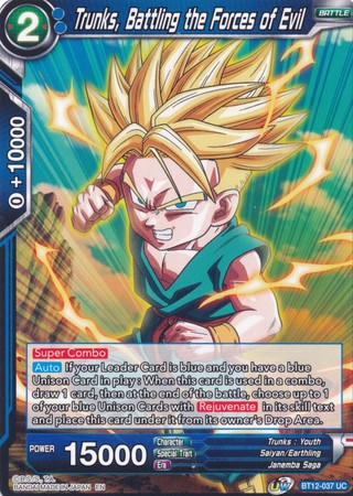 Trunks, Battling the Forces of Evil [BT12-037] | Shuffle n Cut Hobbies & Games