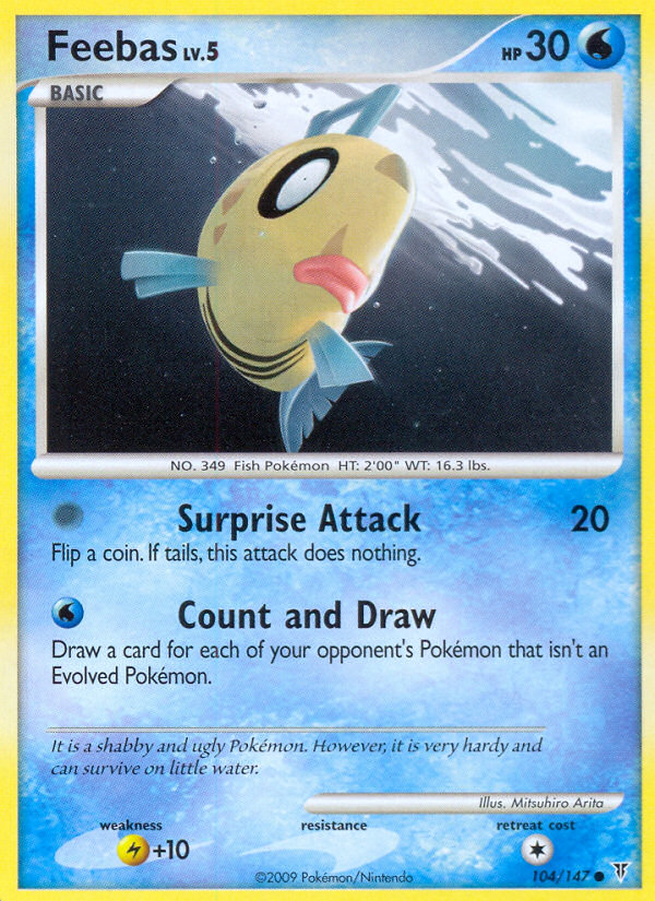 Feebas (104/147) [Platinum: Supreme Victors] | Shuffle n Cut Hobbies & Games