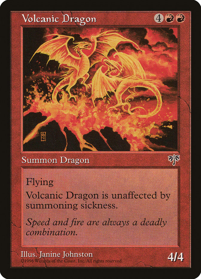 Volcanic Dragon [Mirage] | Shuffle n Cut Hobbies & Games