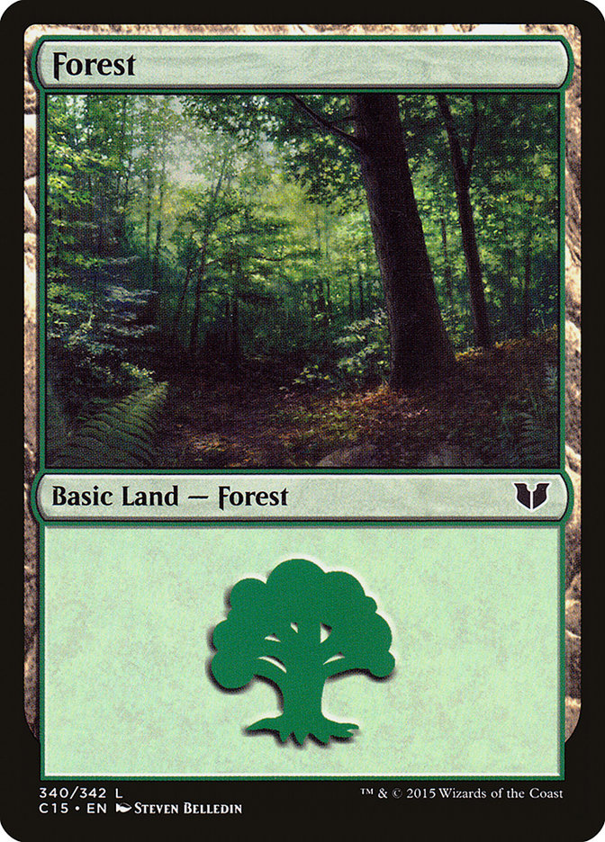 Forest (340) [Commander 2015] | Shuffle n Cut Hobbies & Games