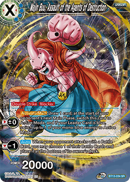 Majin Buu, Assault of the Agents of Destruction (Super Rare) [BT13-034] | Shuffle n Cut Hobbies & Games