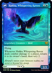 Alrund, God of the Cosmos // Hakka, Whispering Raven [Kaldheim Prerelease Promos] | Shuffle n Cut Hobbies & Games