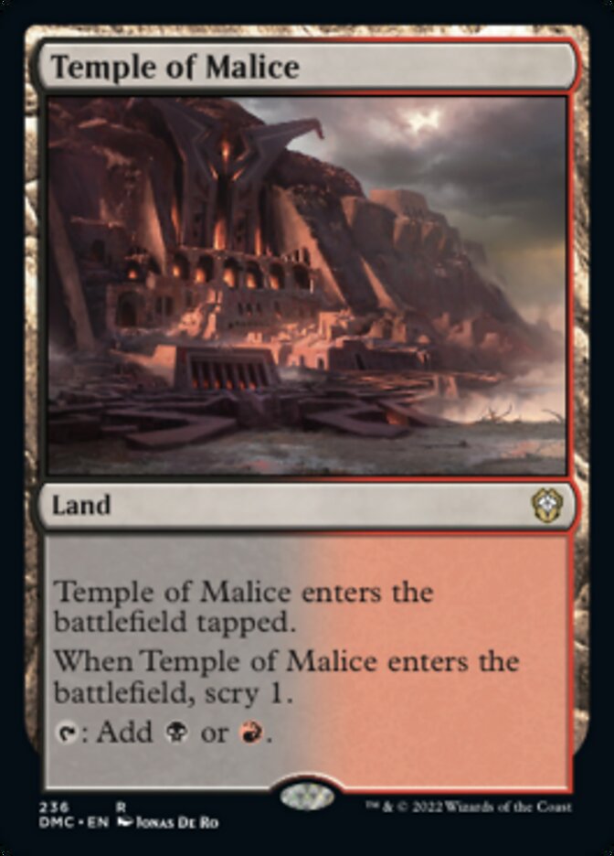 Temple of Malice [Dominaria United Commander] | Shuffle n Cut Hobbies & Games