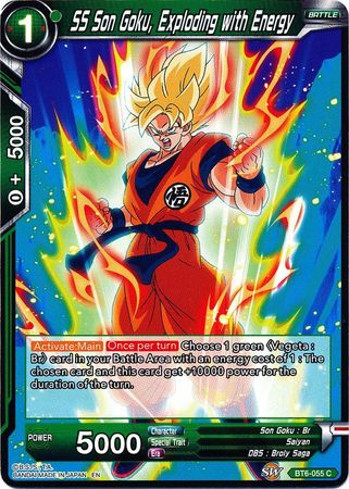 SS Son Goku, Exploding with Energy [BT6-055] | Shuffle n Cut Hobbies & Games