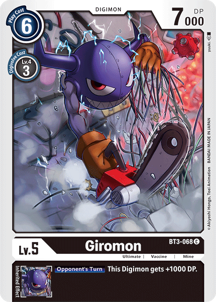 Giromon [BT3-068] [Release Special Booster Ver.1.5] | Shuffle n Cut Hobbies & Games