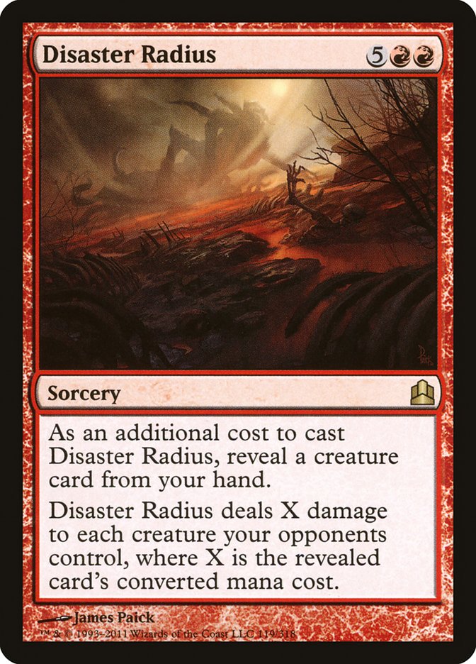 Disaster Radius [Commander 2011] | Shuffle n Cut Hobbies & Games
