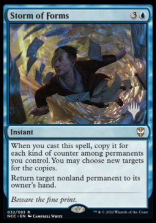 Storm of Forms (Promo Pack) [Streets of New Capenna Commander Promos] | Shuffle n Cut Hobbies & Games