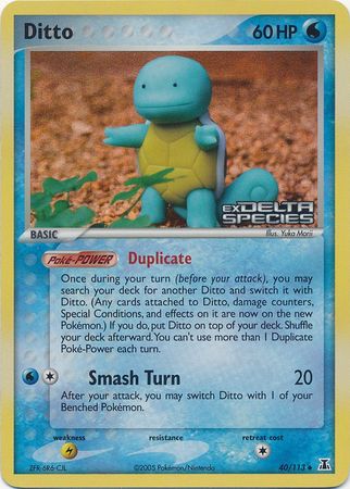 Ditto (40/113) (Stamped) [EX: Delta Species] | Shuffle n Cut Hobbies & Games