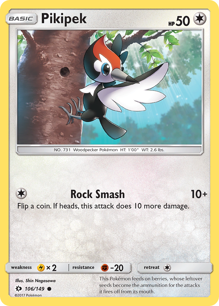 Pikipek (106/149) [Sun & Moon: Base Set] | Shuffle n Cut Hobbies & Games