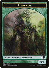 Elemental // Beast (019/036) Double-Sided Token [Commander 2014 Tokens] | Shuffle n Cut Hobbies & Games