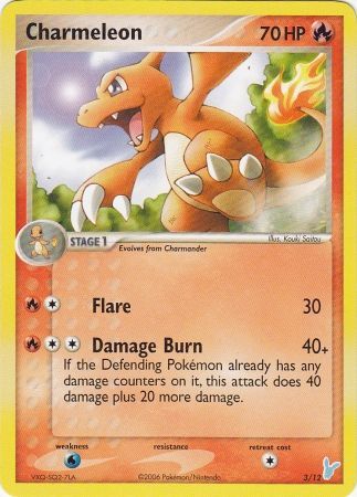 Charmeleon (3/12) [EX: Trainer Kit 2 - Minun] | Shuffle n Cut Hobbies & Games