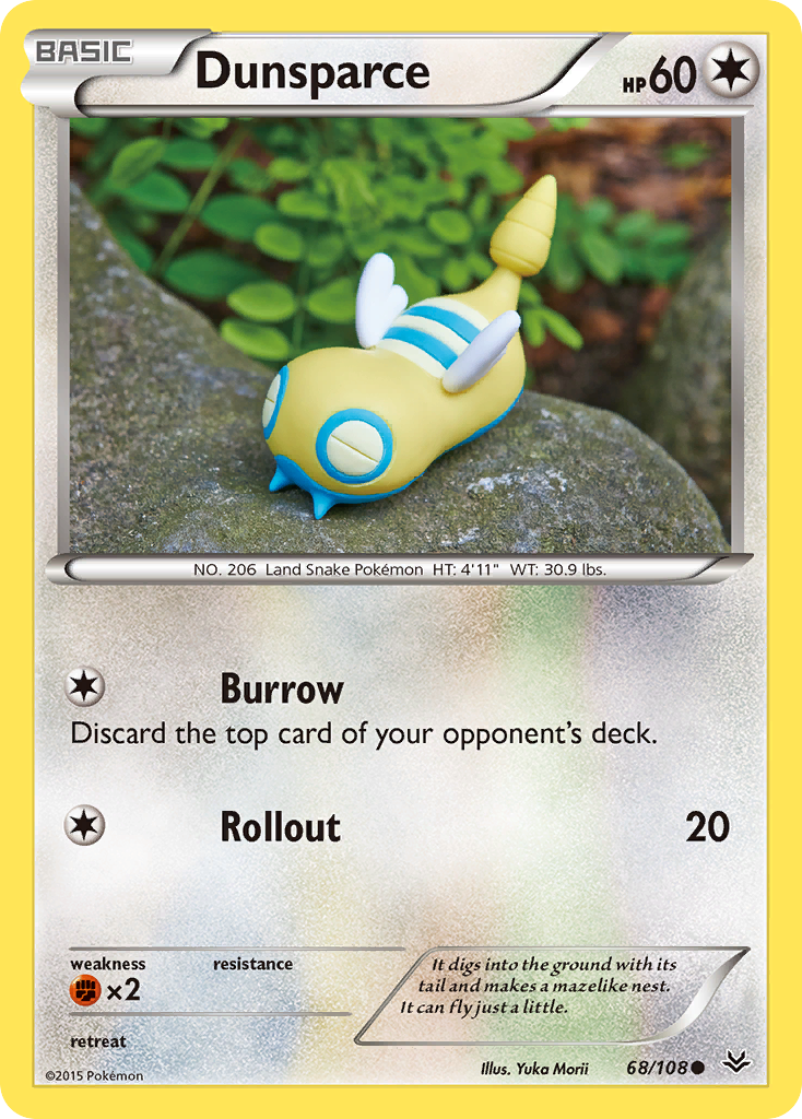 Dunsparce (68/108) [XY: Roaring Skies] | Shuffle n Cut Hobbies & Games