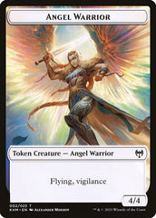 Elf Warrior // Angel Warrior Double-Sided Token [Kaldheim Tokens] | Shuffle n Cut Hobbies & Games