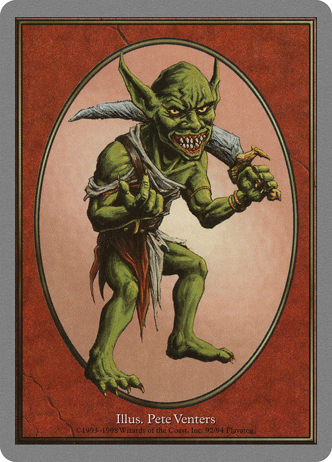 Goblin Token [Unglued Tokens] | Shuffle n Cut Hobbies & Games