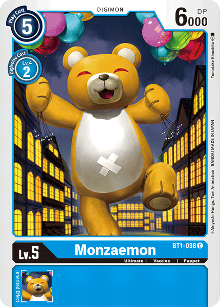 Monzaemon [BT1-038] [Release Special Booster Ver.1.0] | Shuffle n Cut Hobbies & Games