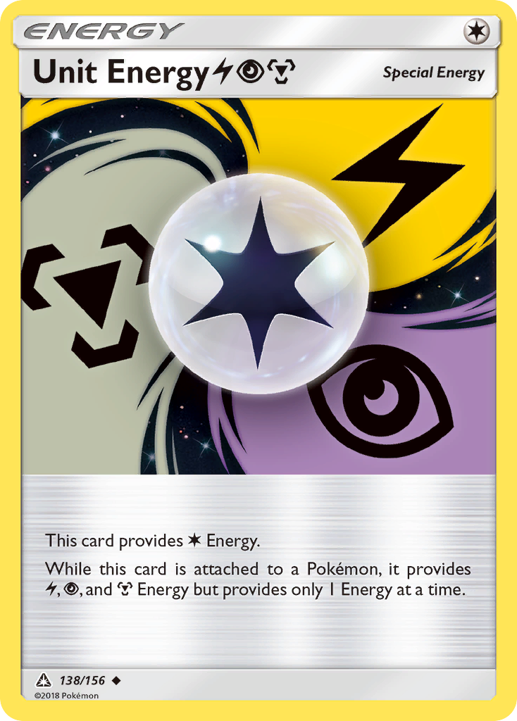 Unit Energy (138/156) (Lightning, Psychic, Metal) [Sun & Moon: Ultra Prism] | Shuffle n Cut Hobbies & Games