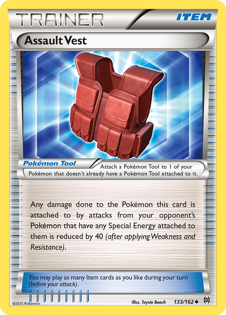 Assault Vest (133/162) [XY: BREAKthrough] | Shuffle n Cut Hobbies & Games