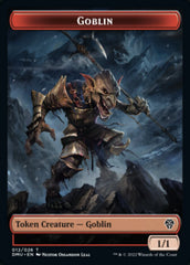 Soldier // Goblin Double-Sided Token [Dominaria United Tokens] | Shuffle n Cut Hobbies & Games