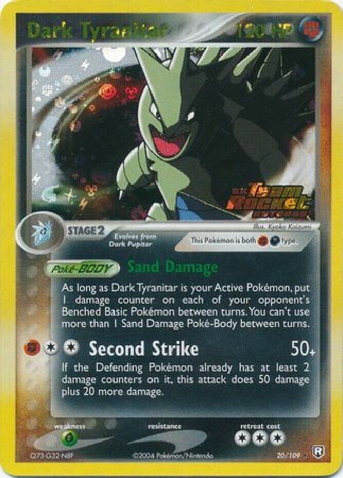 Dark Tyranitar (20/109) (Stamped) [EX: Team Rocket Returns] | Shuffle n Cut Hobbies & Games