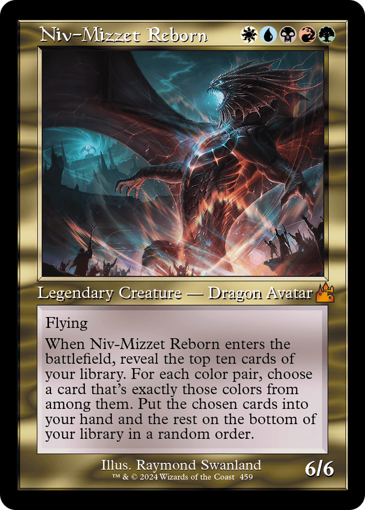 Niv-Mizzet Reborn (Retro Frame) [Ravnica Remastered] | Shuffle n Cut Hobbies & Games