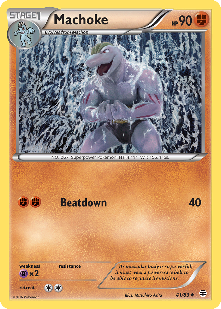 Machoke (41/83) [XY: Generations] | Shuffle n Cut Hobbies & Games