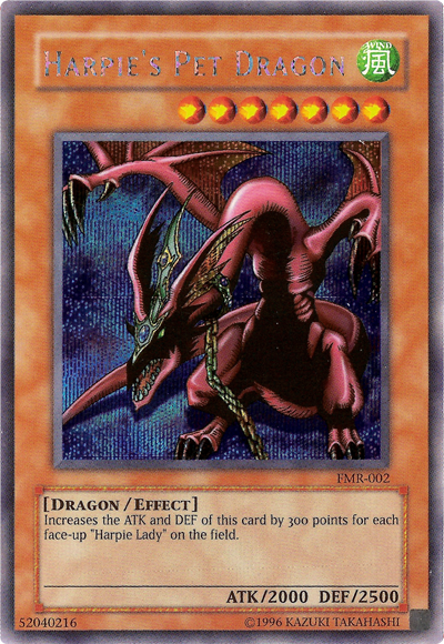 Harpie's Pet Dragon (Forbidden Memories) [FMR-002] Prismatic Secret Rare | Shuffle n Cut Hobbies & Games