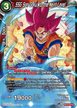 SSG Son Goku, to the Next Level (Uncommon) [BT13-018] | Shuffle n Cut Hobbies & Games