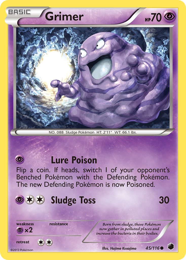 Grimer (45/116) [Black & White: Plasma Freeze] | Shuffle n Cut Hobbies & Games