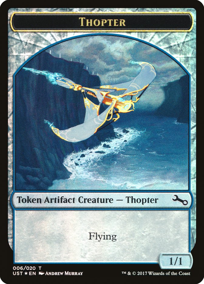 Thopter // Thopter Double-Sided Token [Unstable Tokens] | Shuffle n Cut Hobbies & Games