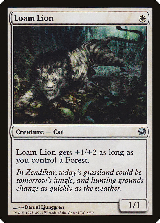 Loam Lion [Duel Decks: Ajani vs. Nicol Bolas] | Shuffle n Cut Hobbies & Games