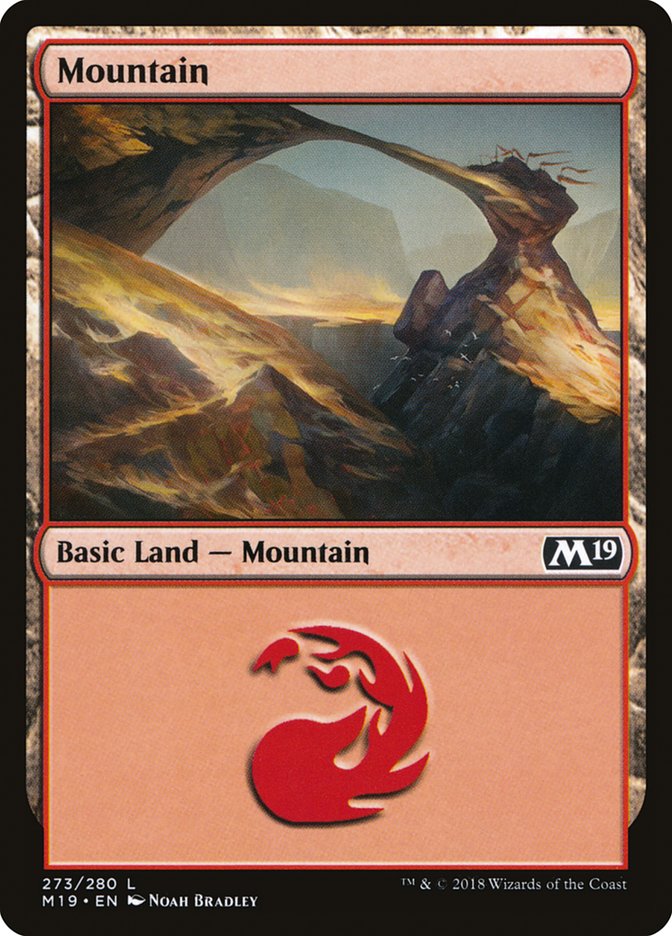 Mountain (273) [Core Set 2019] | Shuffle n Cut Hobbies & Games