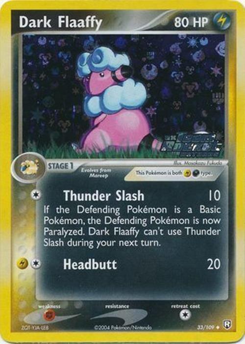 Dark Flaaffy (33/109) (Stamped) [EX: Team Rocket Returns] | Shuffle n Cut Hobbies & Games