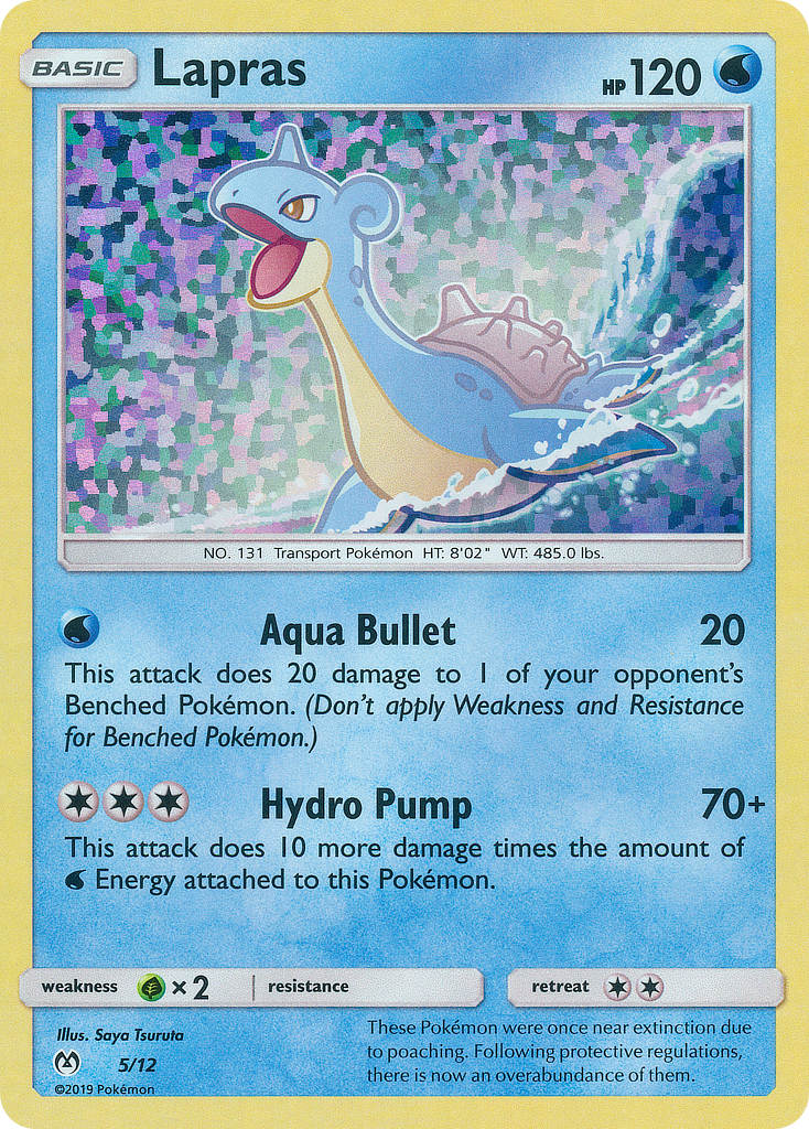 Lapras (5/12) [McDonald's Promos: 2019 Collection] | Shuffle n Cut Hobbies & Games