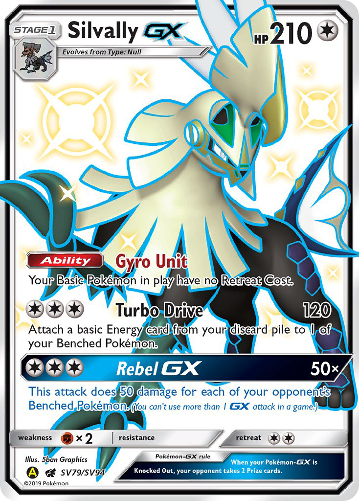 Silvally GX (SV79/SV94) [Sun & Moon: Hidden Fates - Shiny Vault] | Shuffle n Cut Hobbies & Games