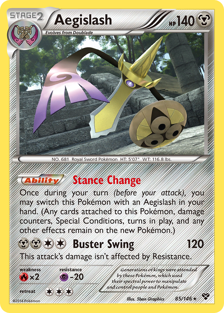 Aegislash (85/146) [XY: Base Set] | Shuffle n Cut Hobbies & Games