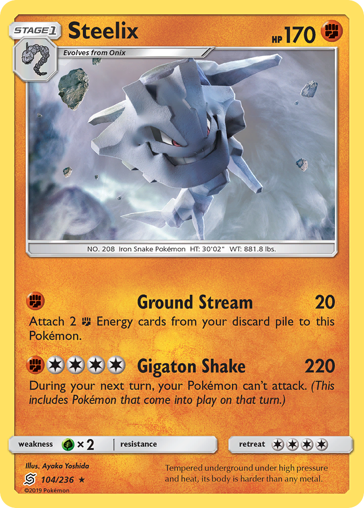 Steelix (104/236) [Sun & Moon: Unified Minds] | Shuffle n Cut Hobbies & Games