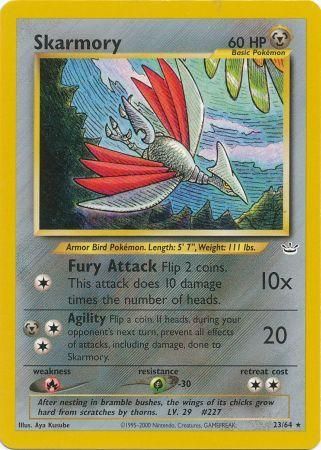 Skarmory (23/64) [Neo Revelation Unlimited] | Shuffle n Cut Hobbies & Games