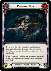 Drowning Dire (Blue) [EVR112] (Everfest)  1st Edition Rainbow Foil | Shuffle n Cut Hobbies & Games