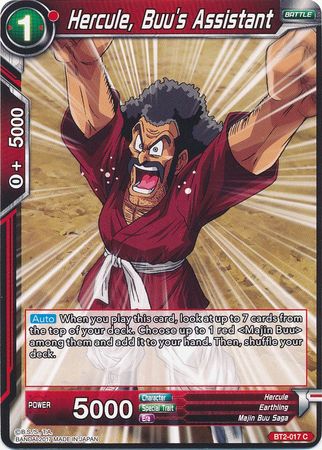 Hercule, Buu's Assistant [BT2-017] | Shuffle n Cut Hobbies & Games