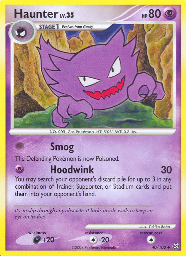 Haunter (40/100) [Diamond & Pearl: Stormfront] | Shuffle n Cut Hobbies & Games