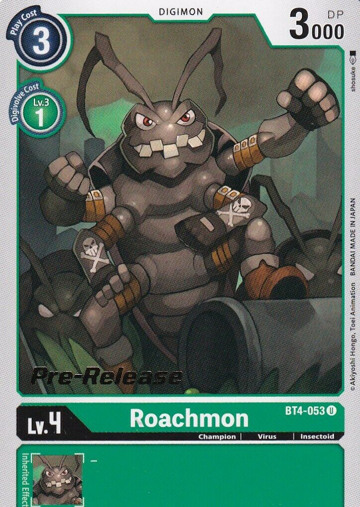 Roachmon [BT4-053] [Great Legend Pre-Release Promos] | Shuffle n Cut Hobbies & Games