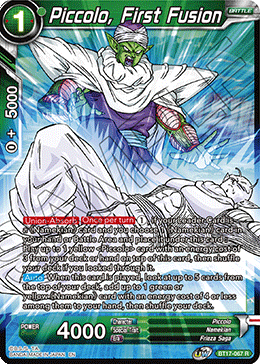 Piccolo, First Fusion (BT17-067) [Ultimate Squad] | Shuffle n Cut Hobbies & Games