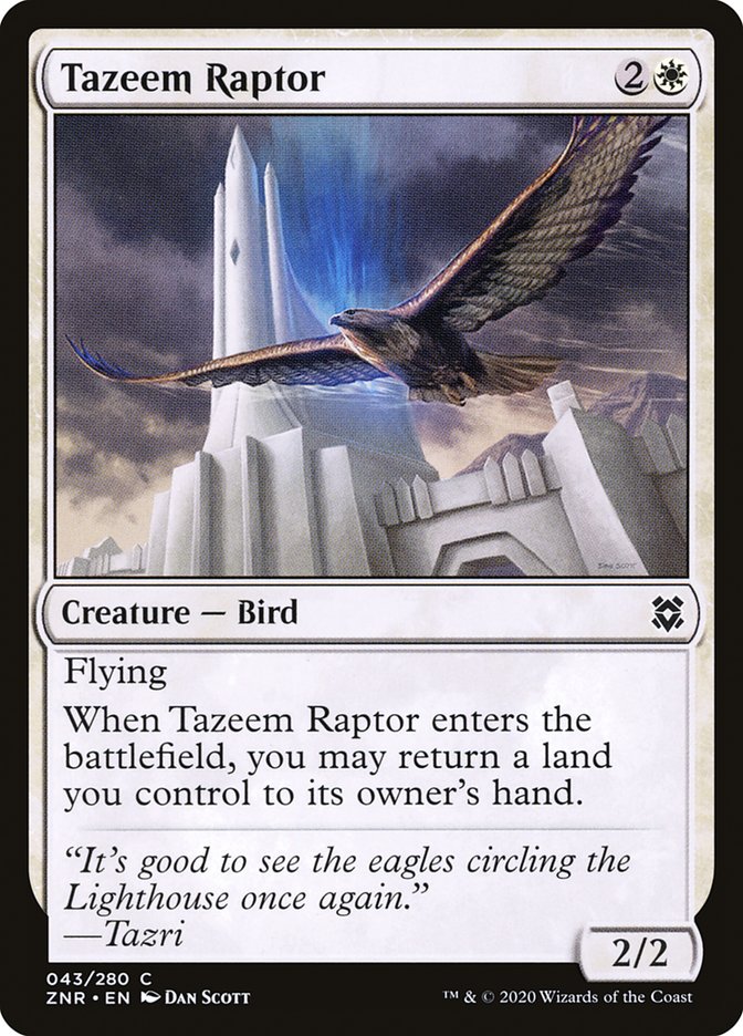 Tazeem Raptor [Zendikar Rising] | Shuffle n Cut Hobbies & Games