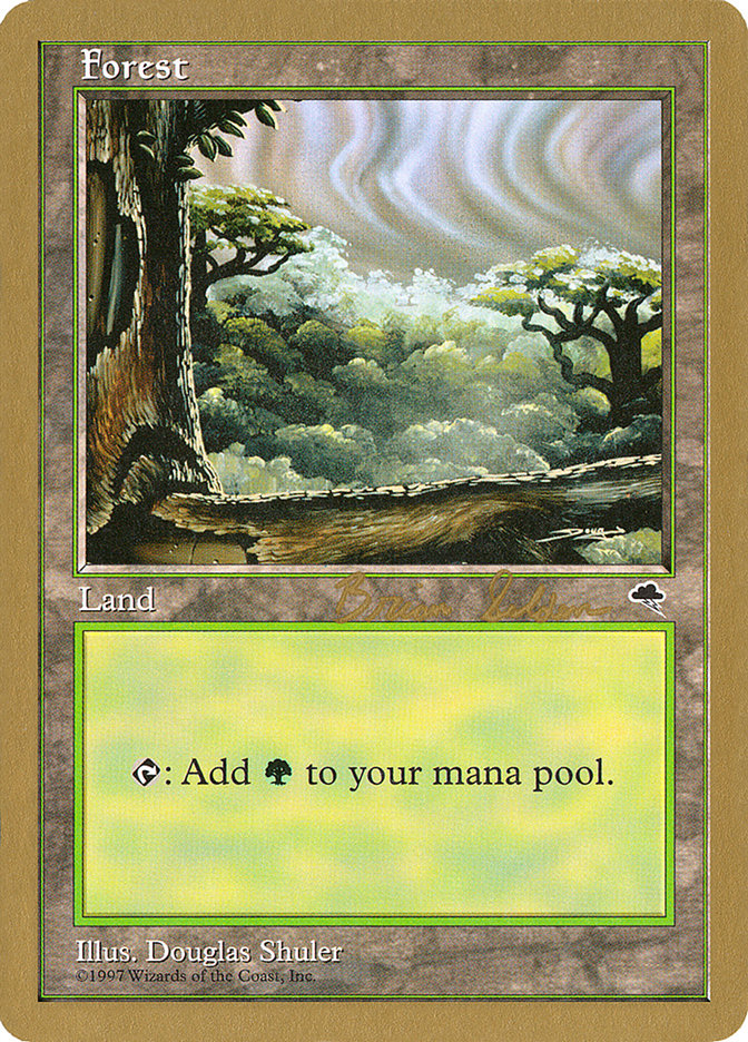 Forest (bs349) (Brian Selden) [World Championship Decks 1998] | Shuffle n Cut Hobbies & Games