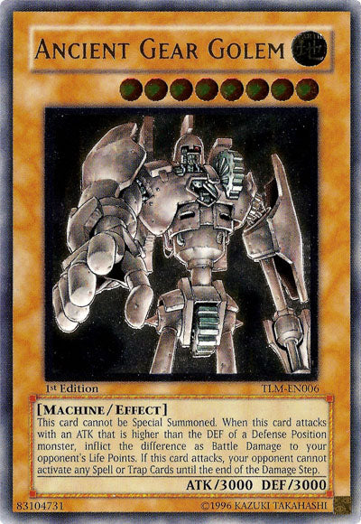 Ancient Gear Golem [TLM-EN006] Ultimate Rare | Shuffle n Cut Hobbies & Games