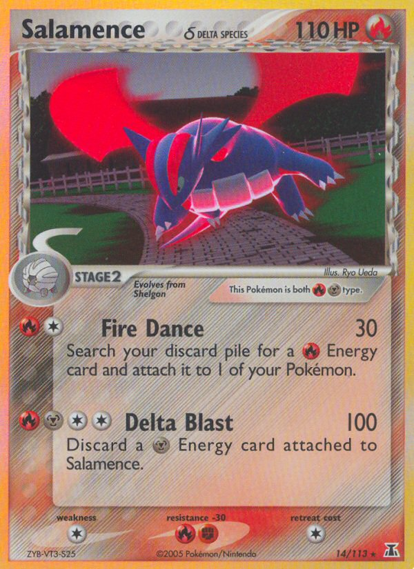 Salamence (14/113) (Delta Species) [EX: Delta Species] | Shuffle n Cut Hobbies & Games