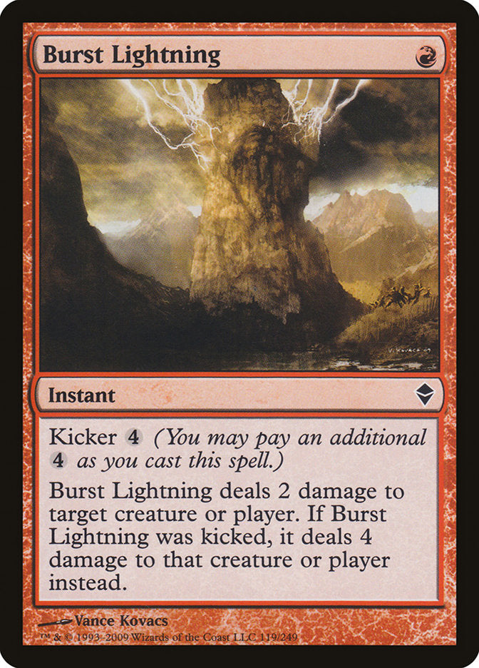 Burst Lightning [Zendikar] | Shuffle n Cut Hobbies & Games