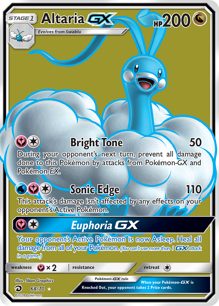 Altaria GX (68/70) [Sun & Moon: Dragon Majesty] | Shuffle n Cut Hobbies & Games