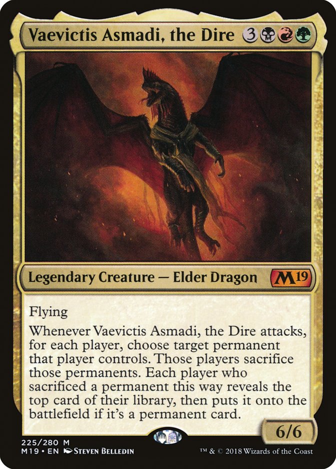 Vaevictis Asmadi, the Dire [Core Set 2019] | Shuffle n Cut Hobbies & Games